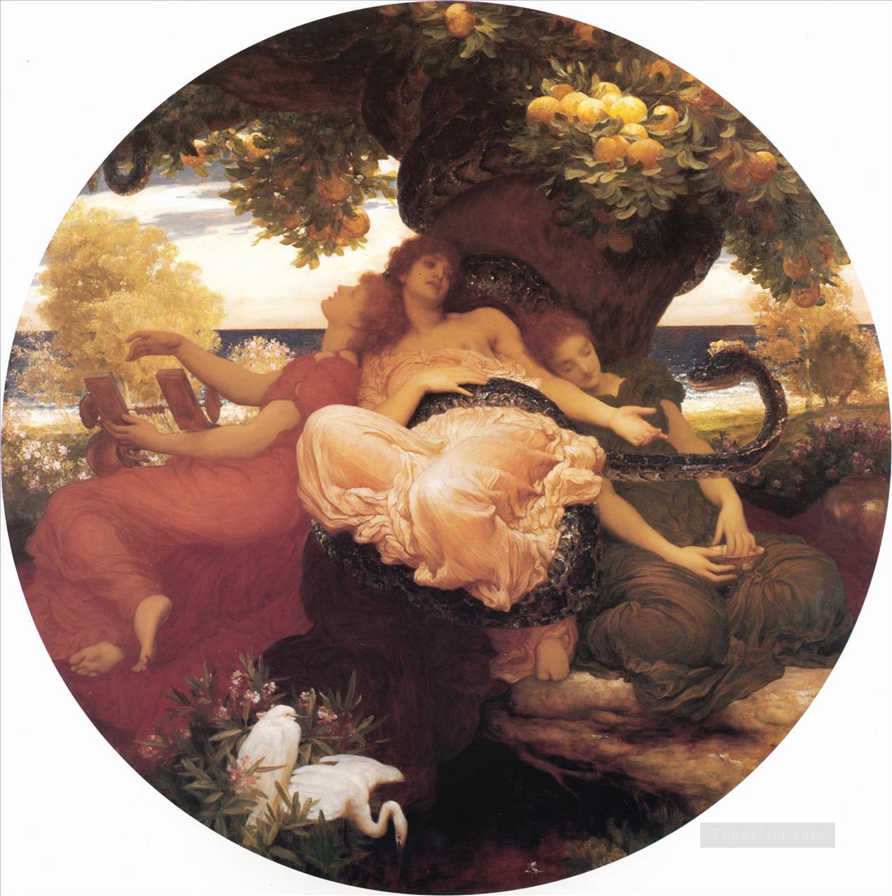 The Garden of the Hesperides Academicism Frederic Leighton Oil Paintings